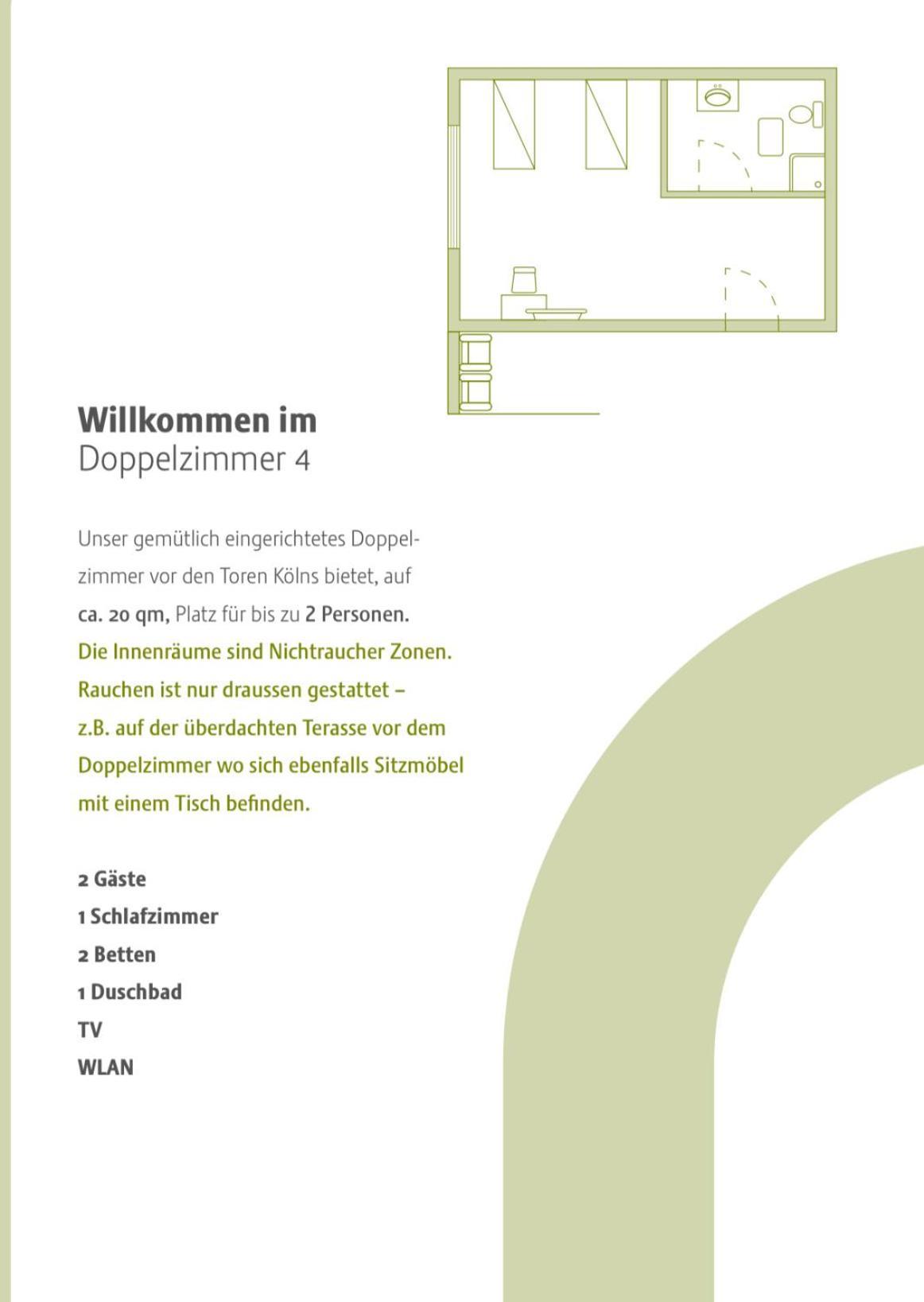 Doppelzimmer Mira 4 Pulheim Exterior foto